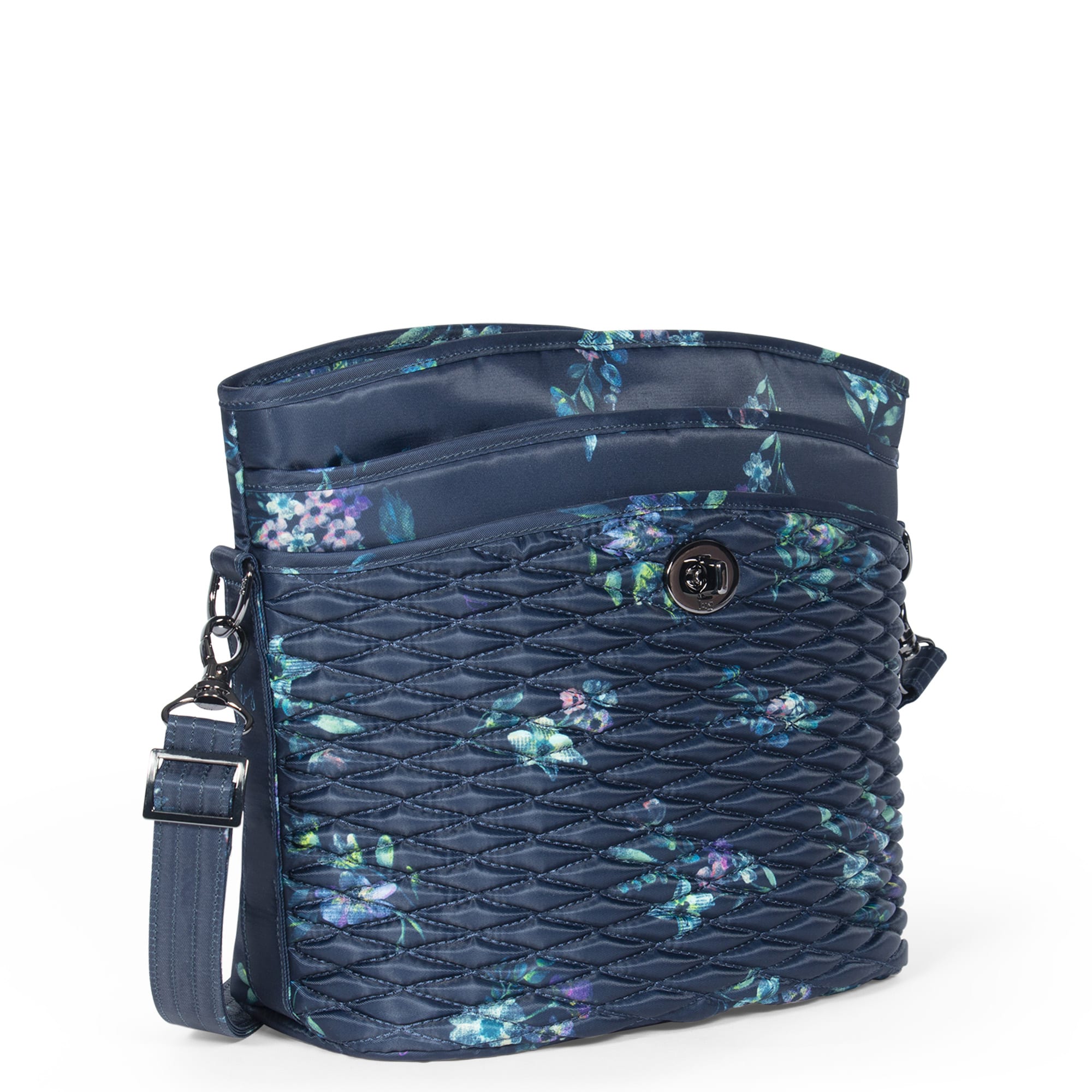 Adagio Shoulder Bag - BOUQUET NAVY - Adagio_BouquetNavy_02